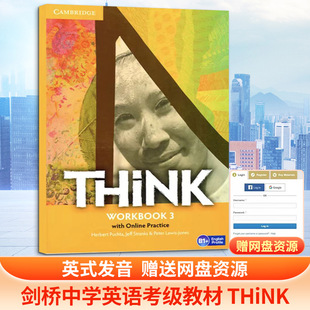 Think3级练习册 英文原版THINK 1ED L3WORKBOOK WITH ONLINE RESOURCES THINK 3级练习册