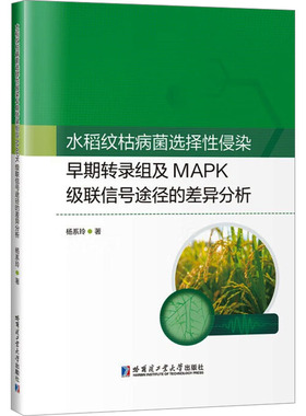 水稻纹枯病菌选择性侵染早期转录组及MAPK级联信号途径的差异分析 杨系玲 著 大学教材专业科技 新华书店正版图书籍