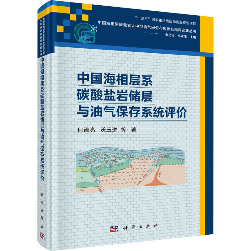 中国海相层系碳酸盐岩储层与油气保存系统评价 何治亮 等 著 金之钧,马永生 编 地质学专业科技 新华书店正版图书籍 科学出版社