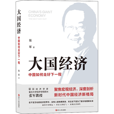 大国经济 中国如何走好下一程 张军 著 中国经济/中国经济史经管、励志 新华书店正版图书籍 浙江人民出版社