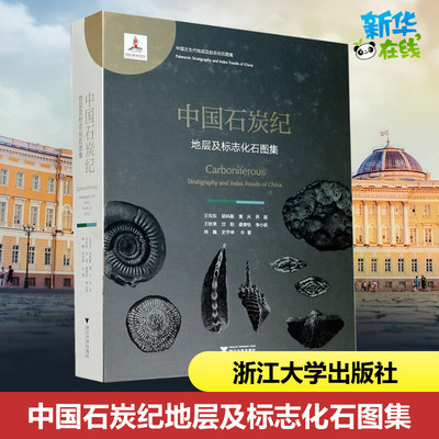 中国石炭纪地层及标志化石图集 王向东 等 著 计算机辅助设计和工程（新）专业科技 新华书店正版图书籍 浙江大学出版社