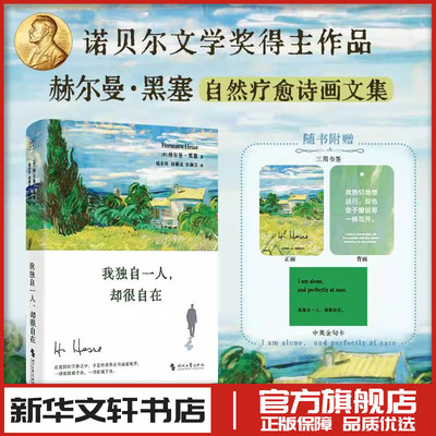 我独自一人却很自在 诺贝尔文学奖得主黑塞著 外国随笔散文集文学 新华文轩书店旗舰店官网正版图书书籍畅销书籍 时代文艺出版社