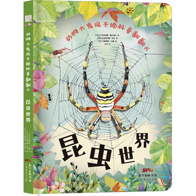 动物大发现手绘科普翻翻书 昆虫世界 (意)克里斯蒂娜·佩拉博尼,(意)克里斯蒂娜·班菲 著 白玲 译 (意)玛格瑞塔·伯琳 绘