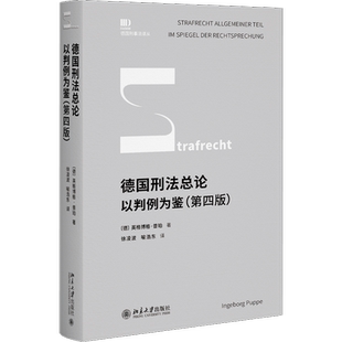 德国刑法总论 以判例为鉴(第4版) (德)英格博格·普珀 著 徐凌波 译 刑法社科 新华书店正版图书籍 北京大学出版社