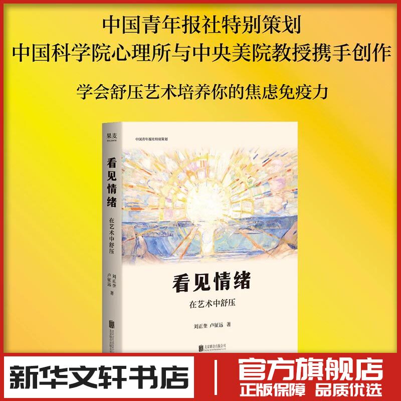 看见情绪：在艺术中舒压 刘正奎卢征远 著 艺术其它艺术 新华书店正版图书籍 北京联合出版公司