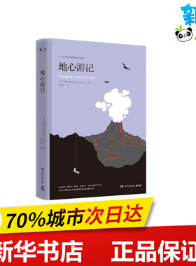 地心游记/儒勒.凡尔纳 （法）儒勒·凡尔纳（JulesVerne） 著 胡宗泰 译 科幻小说文学 新华书店正版图书籍 湖南文艺出版社