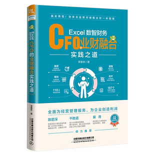 Excel数智财务 CFO的业财融合实践之道 李春林 著 财务管理专业科技 新华书店正版图书籍 中国铁道出版社有限公司