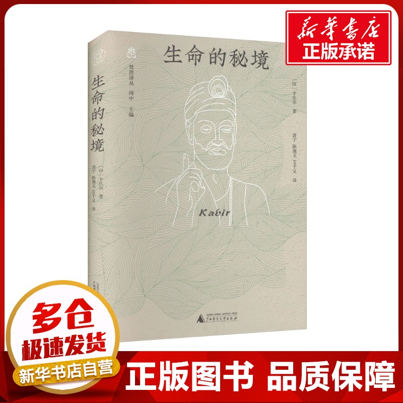 梵澄译丛  生命的秘境 (印)卡比尔 著 闻中 编 清宁,陈迦文,艾千又 译 外国诗歌文学 新华书店正版图书籍 广西师范大学出版社