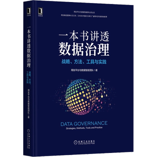 一本书讲透数据治理 战略、方法、工具与实践 用友平台与数据智能团队 著 数据库专业科技 新华书店正版图书籍 机械工业出版社