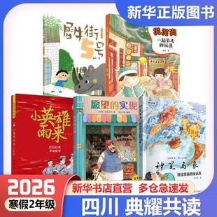 2026年寒假四川典耀共读二年级 一起长大的玩具泥泥狗必读阅读书目神笔马良常读常新的童话集愿望的实现注音版小英雄雨来犀牛街5号