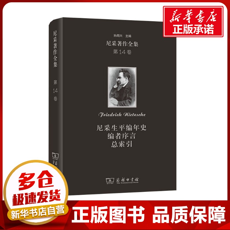 尼采著作全集(第14卷)：尼采生平编年史  编者序言  总索引 (意)乔尔乔·科利,(意)马志诺·蒙提那里 编 郭成,孙周兴 译 外国哲学图片