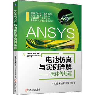 ANSYS电池仿真与实例详解——流体传热篇 井文明,宋述军,张寅 编 能源与动力工程专业科技 新华书店正版图书籍 机械工业出版社