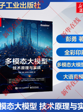 多模态大模型 技术原理与实战 彭勇 大语言模型和多模态大模型发展历史技术原理开源框架配套工具部署细则实战案例书 电子工业出版
