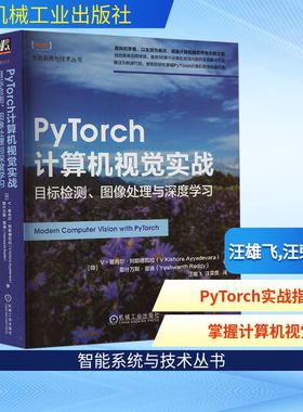 电商--PYTHON深度学习+PYTORCH计算机视觉目标检测图像处理(套装)(全2册)