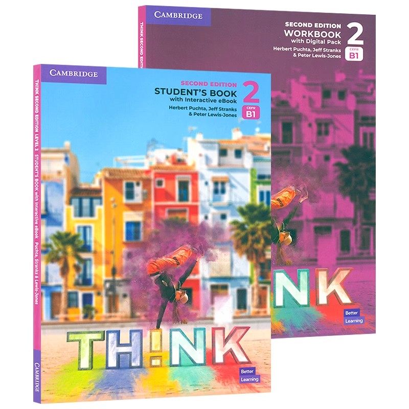 THINK 2（STUDENT'S BOOK&WORKBOOK）3ND EDITION HerbertPuchta 著 进口教材/考试类/工具书类原版书外版书 新华书店正版图书籍