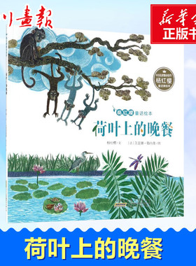 荷叶上的晚餐 杨红樱 文;(法)艾莲娜·勒内弗(Helene Leneveu) 图 著 儿童文学少儿 新华书店正版图书籍 安徽少年儿童出版社