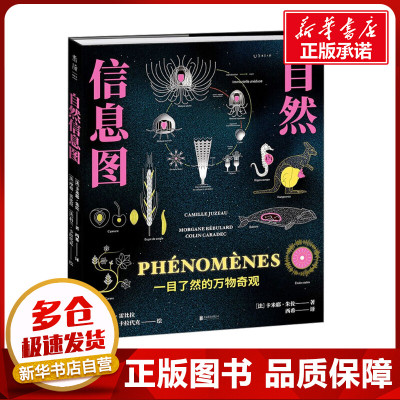 自然信息图 (法)卡米耶·朱佐 著 西希 译 (法)摩根·雷比拉,(法)科兰·卡拉代克 绘 自然科学总论专业科技 新华书店正版图书籍