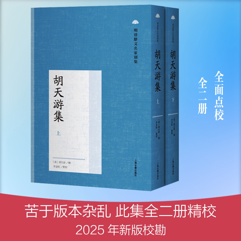 胡天游集（全二册） [清]胡天游 撰 著 文学其它文学 新华书店正版图书籍 上海古籍出版社