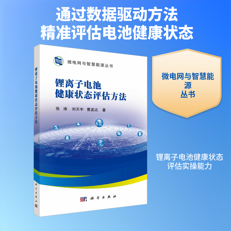 锂离子电池健康状态评估方法 张涛,刘天宇,曹孟达 著 著 计算机理论和方法（新）专业科技 新华书店正版图书籍 科学出版社