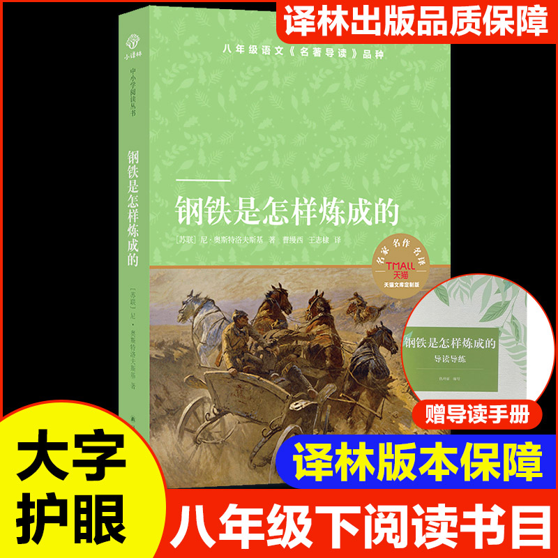 钢铁是怎样炼成的 天猫文库定制版 (苏联)尼·奥斯特洛夫斯基 著 曹缦西,王志棣 译 其它小说文教 新华书店正版图书籍 译林出版社