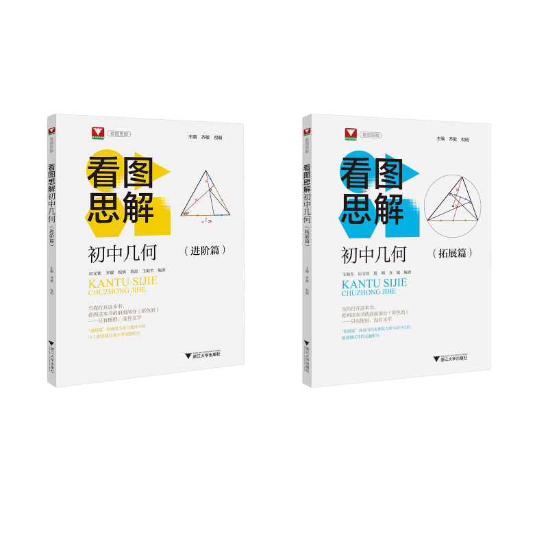 看图思解 初中几何（拓展+进阶） 齐敏倪明 著 中学教辅文教 新华书店正版图书籍 浙江大学出版社