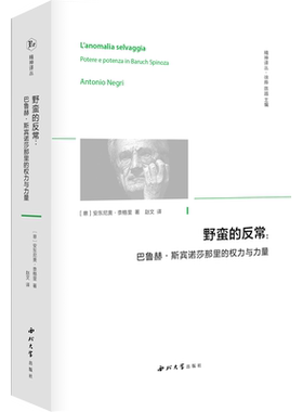 【精神译丛】 野蛮的反常:巴鲁赫·斯宾诺莎那里的权力与力量 (意)安东尼奥·奈格里 著 赵文 译 外国哲学社科 新华书店正版图书籍