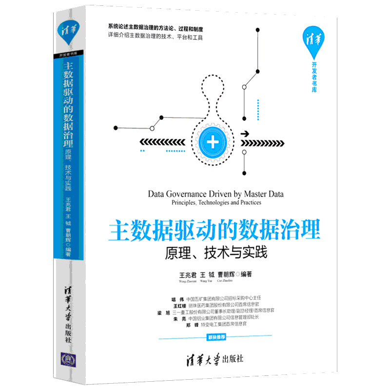主数据驱动的数据治理:原理.技术与实践 王兆君、王钺、曹朝辉 著 数据库专业科技 新华书店正版图书籍 清华大学出版社