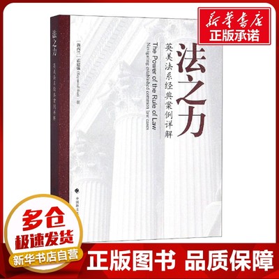 法之力 英美法系经典案例详解 (新西兰)霍建强(Raymond Huo) 著 法律知识读物社科 新华书店正版图书籍 中国政法大学出版社