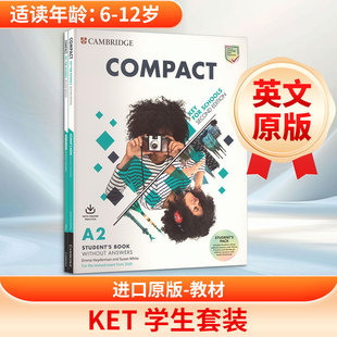 剑桥KET 学生套装(全2册) 英文原版进口COMPACT KET 学生套装