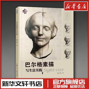 巴尔格素描写生法实践 陶文明 著 著 收藏鉴赏艺术 新华书店正版图书籍 上海人民美术出版社