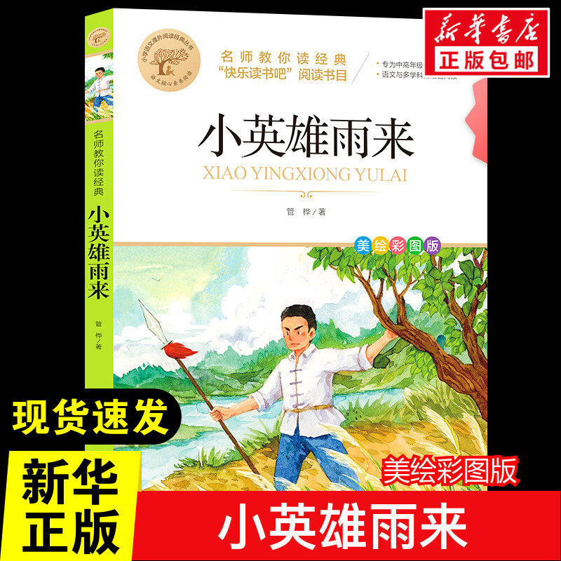 快乐读书吧六年级上册名师教你读经典 小英雄雨来 经典书目小学生推荐阅读书籍儿童文学新华书店正版图书二年级三年级四年级五年级属于什么档次？
