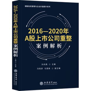 2016-2020年A股上市公司重整案例解析 孙向禹 编 会计经管、励志 新华书店正版图书籍 立信会计出版社