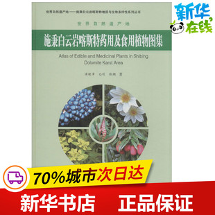 施秉白云岩喀斯特药用及食用植物图集 汤晓辛,乙引,张潮 著 著 航空航天专业科技 新华书店正版图书籍 科学出版社