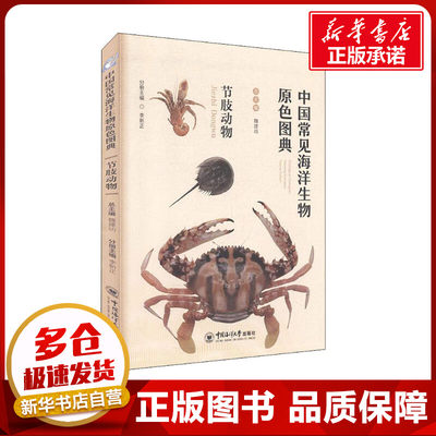 中国常见海洋生物原色图典 节肢动物 魏建功,李新正 编 海洋学少儿 新华书店正版图书籍 中国海洋大学出版社