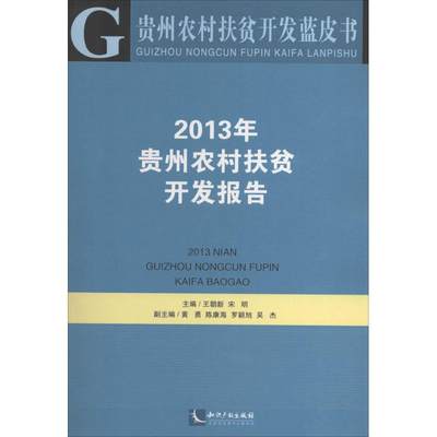 贵州农村扶贫开发蓝皮书 无 著作 王朝新 等 主编 社会科学总论经管、励志 新华书店正版图书籍 知识产权出版社