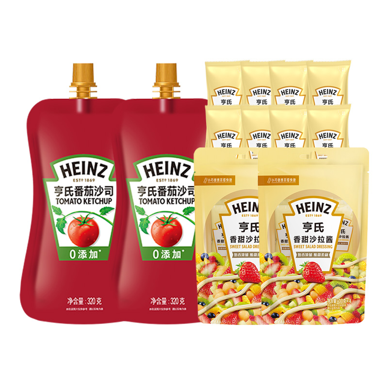 亨氏番茄酱沙司0脂肪0添加防腐剂
