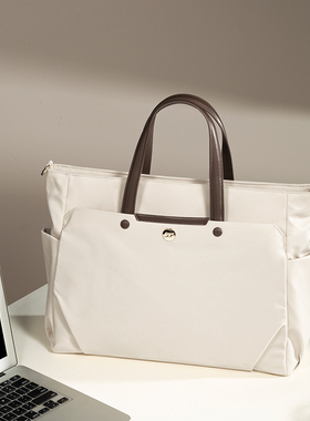 2025新款笔记本电脑包手提适用苹果macbookpro13女士华为matebook14s联想小新air华硕戴尔灵耀14寸公文包M2M3