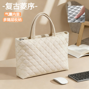 适用华为matebook14s电脑包手提女士2026款 荣耀magicbook笔记本xpro通勤d15苹果macbookneo13联想小新16寸air