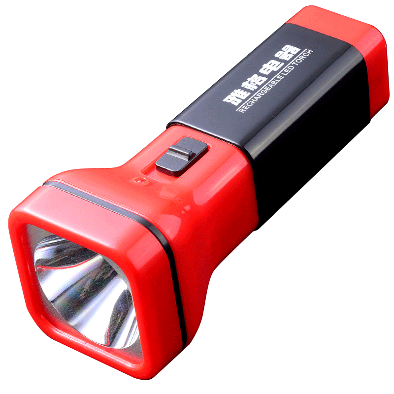 雅格正品方形耐用手电老人专用