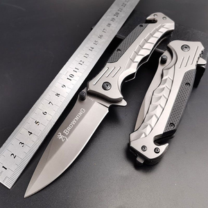 小刀防身便携水果刀大马士革纹高硬度折刀露营装备多功能刀折叠刀