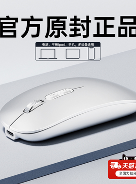 适用苹果笔记本无线蓝牙鼠标电脑MacBookair平板pro静音M1m2台式
