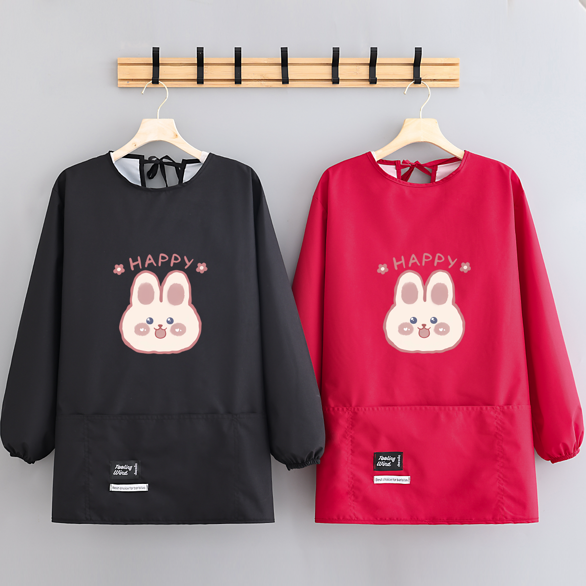 25年时尚防水防油卡通工作服定制