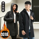 女时尚 围裙防水韩版 外套家用工作服定制 加绒罩衣大人加厚长袖 冬季