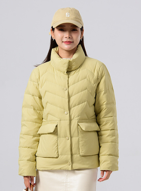 大羽2023年新款加厚羽绒服女短款时尚外穿内搭修身显瘦外套703007