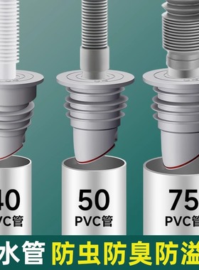 防臭密封塞圈地漏厨房洗菜盆止逆阀排水管防返臭下水管道堵口神器