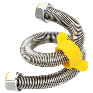 304不锈钢波纹软管电热水器面盆冷热水进水超密波管防爆耐热抗压