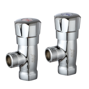 内螺纹全铜三角阀 热水器冷热进水阀内丝牙直通八字阀门止水开关