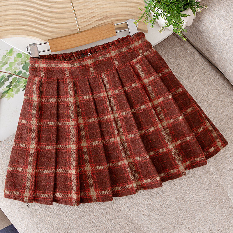 女童半身裙秋冬2025儿童洋气格子短裙百搭小女孩红色百褶裙子冬季,童装/婴儿装/亲子装,半身裙,淘宝优惠券,粉丝福利购,淘宝优惠卷