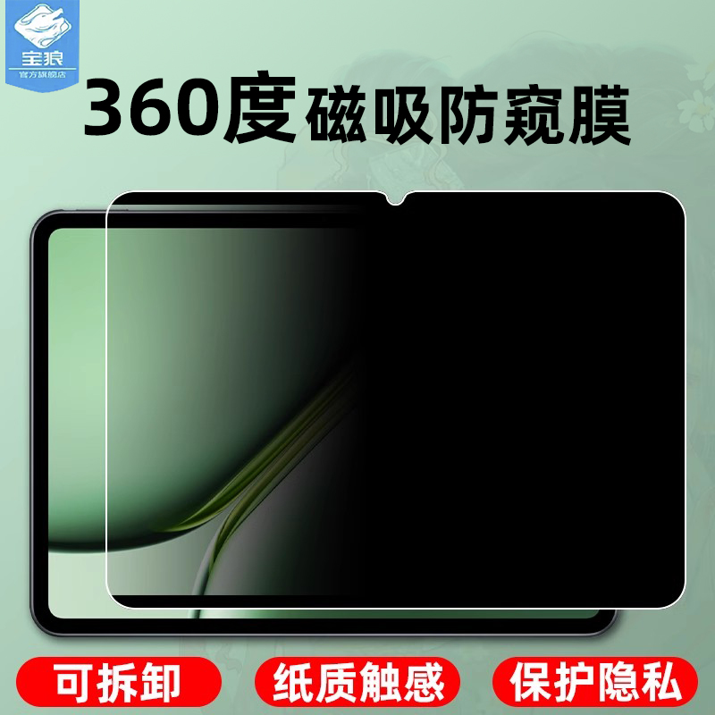 一加padpro防偷窥类纸膜磁吸式