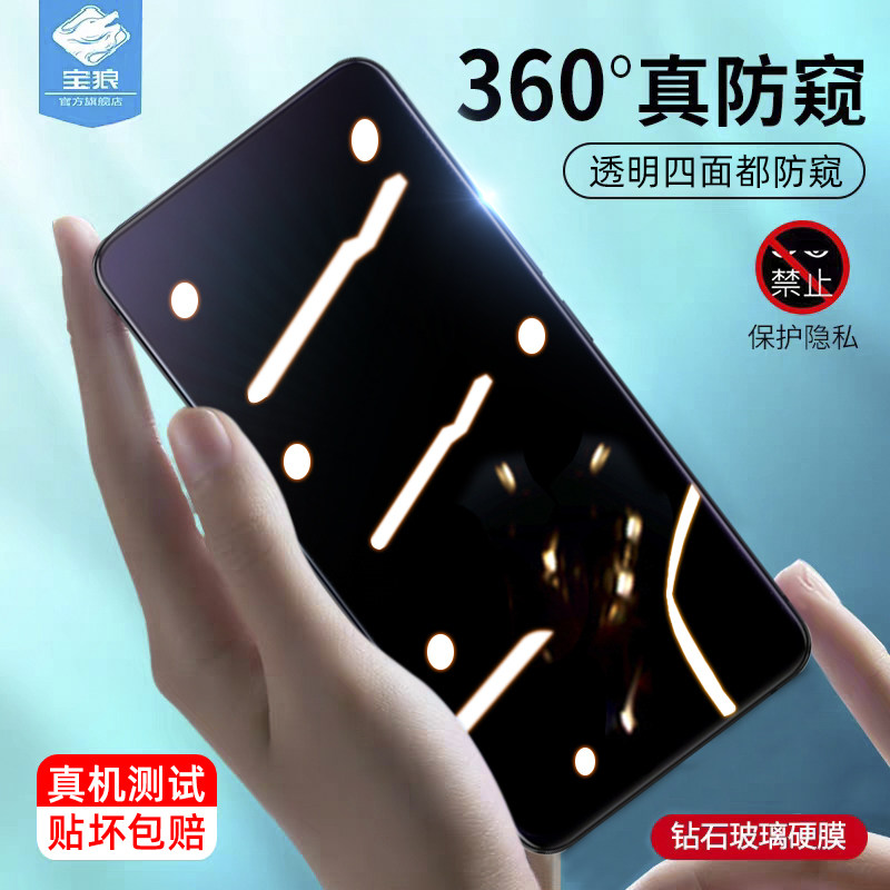 vivo双面屏保护隐私防窥钢化膜